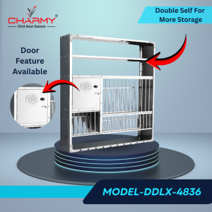 Wall-Mounted Stainless Steel Dish Rack – Heavy-Duty 35×45 cm Storage Organizer