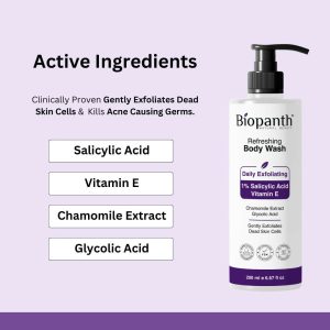 Refreshing Body Wash Daily Exfoliating with Salicylic Acid & Vitamin E (200 ml)
