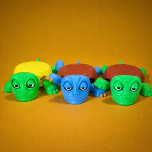 Press & Pop Turtle Toy for Kids Fun Interactive Stress Relief Toy