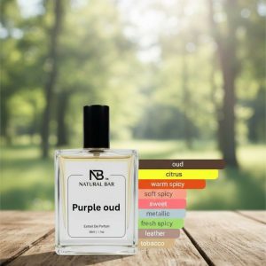 Purple Oud Perfume Warm Spicy Citrus Long Lasting Gift (50 ml)