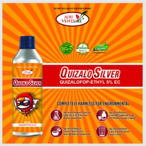 AgriVenture QUIZALO SILVER ( Quizalofop Ethyl 5% EC ) Herbiceds. (1Ltr.)