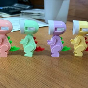 Cute Dinosaur LED Mini Flashlight Toy for Kids, Portable Torch Light (Color may vary)