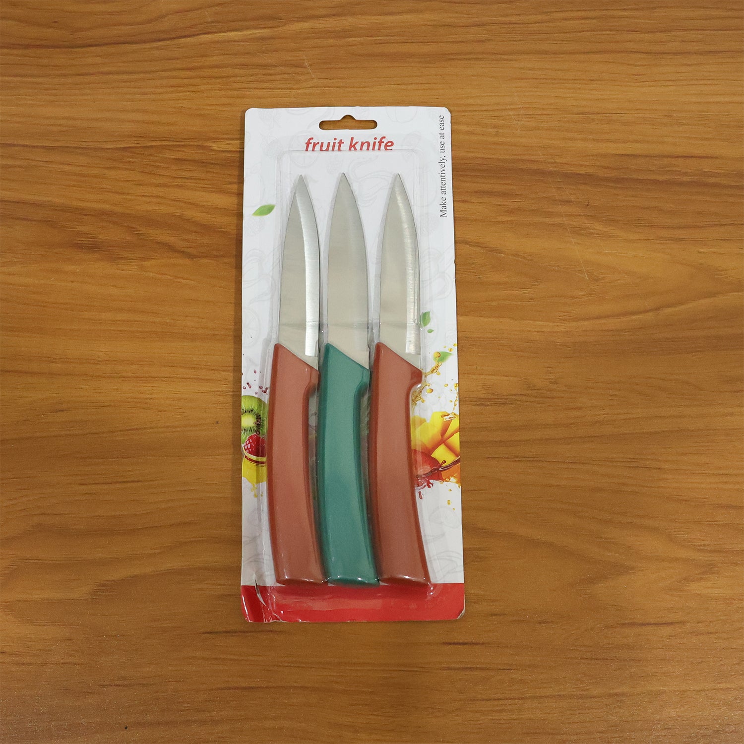 Multipurpose Kitchen Fruit & Vegetable Cutting Knife Set (Pack of 3) - Image 8