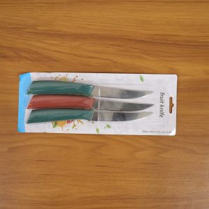 Multipurpose Stainless Steel Fruit Knife Set of 3