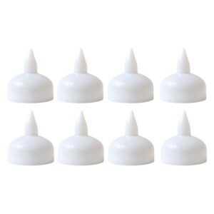 Round LED Flameless Tealight Candles - (8 Pc)