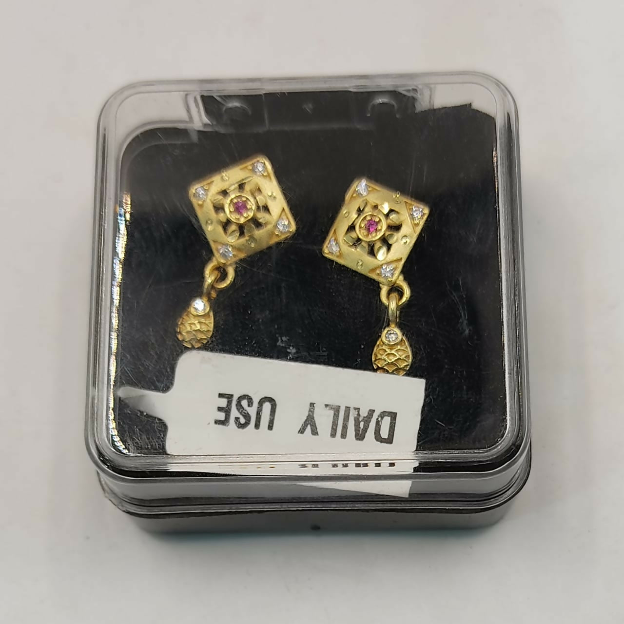 Gold AD Drop Earrings for women and girls - Image 5