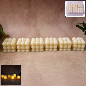 Decorative LED Bubble Candles (6 Pc / Set)
