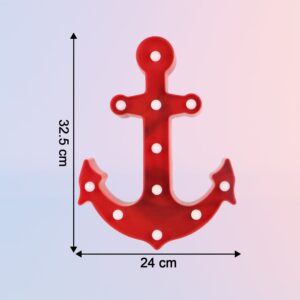 Anchor Shape LED Decorative Night Lamp - (1 Pc)