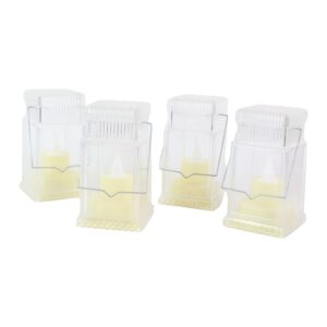 LED Flameless Lantern Style Decorative Candles (4 Pc)