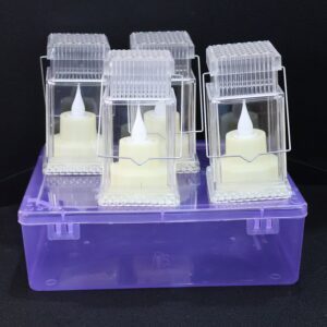 LED Flameless Lantern Style Decorative Candles (4 Pc)