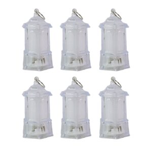 LED Hanging Lantern Style Decorative Flameless Candles (6 Pc)