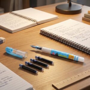 Cute Cartoon Liquid Ink Pen Set