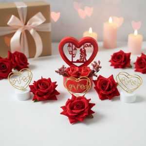 Romantic Heart Love Decorative Gift Set (1 Set)