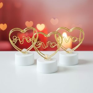 Romantic Heart Love Decorative Gift Set (1 Set)