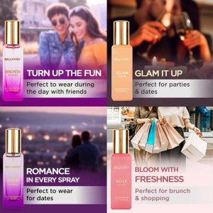 Bellavita Luxury Women Eau De Parfum Gift Set (4 Pc, 20 ML Each)