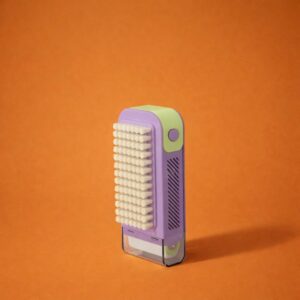 Soap Dispensing Laundry Cleaning Brush with Built-In Liquid Container