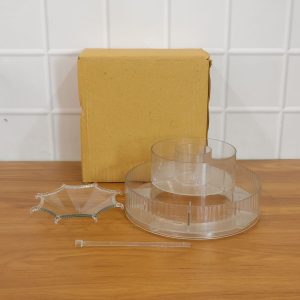 Premium 360° Rotating Makeup & Jewellery Organizer Stand (1 Pc)