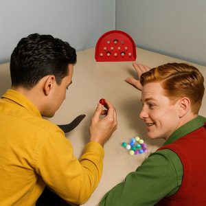 Marble Rush Scoring Game Fun Indoor Marble Drop Target Board for Kids & Family