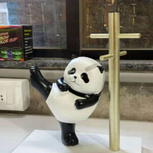 Cute Panda Key Holder Stand for Home & Office Desk Decor Organizer