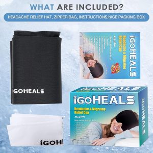 Hot & Cold Therapy Headache Relief Cap (1 Pc)