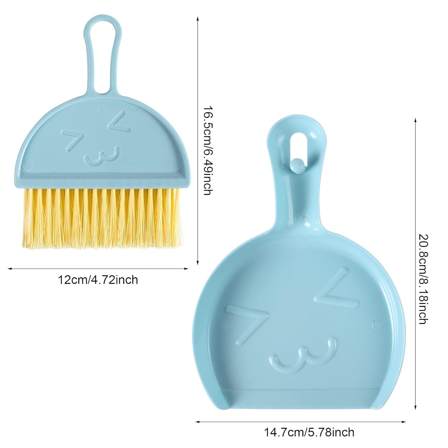 2-in-1 Mini Cleaning Dustpan & Hand Brush Set (1 Set)