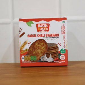 Naasta Baasta Garlic Chilli Bhakhari Ready-to-Eat Crispy Wheat Snack (200 Gm)