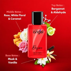 Cupid Luxury angel DESIRE Perfume|Long Lasting Fresh Edp Fragrance Scent Liquid Perfume (50 Ml)
