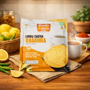 Naasta Baasta Limbu Chatka Khakhra Ready to Eat Tangy & Healthy Snack (200gm)