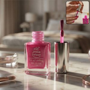 Long-Lasting Glossy Nail Colour for Women (5 ML, Mix Color, 1 Pc)