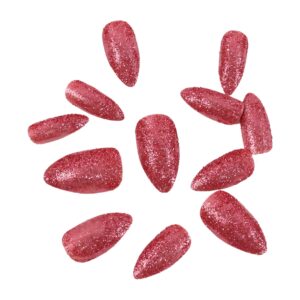 Glitter Press-On False Nails fake nails - (1 Set / Mix Color & Design)