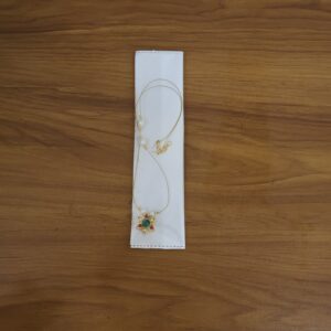 Traditional Multicolor Stone Floral Pendant Necklace Chain (1 Pc)