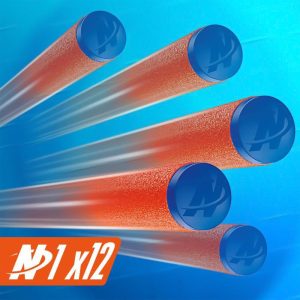 Nerf N-Series Double Impact Blaster High-Performance Foam Dart Gun with 12 Darts