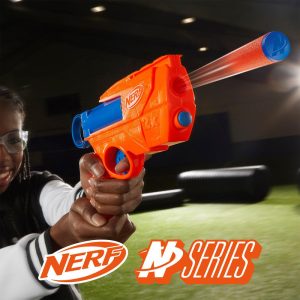 Nerf N-Series Ward Blaster Compact Foam Dart Gun with 2 Darts
