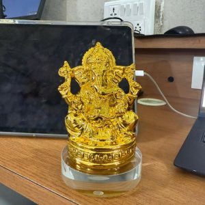 Lord Ganesha Idol Decorative Ganpati Statue for Home Temple Decor