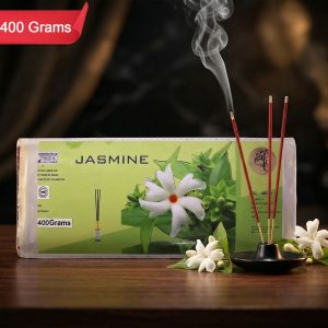 Jasmine Incense Sticks Charcoal-Free Fragrance Agarbatti for Home Temple Pooja Meditation Prayer Aromatic Dhoop Sticks Pack