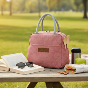 Premium Insulated Multicolor Tiffin Bag (Mix Colour/ 1Pc)