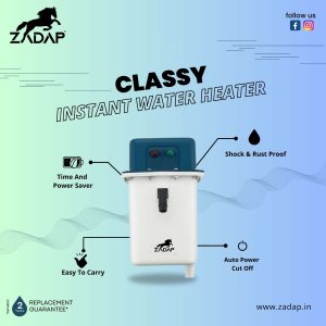 ZADAP Portable 3kW Instant Water Heater