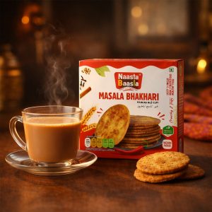 Naasta Baasta Masala Bhakhari Ready-to-Eat Crispy Spiced Wheat Snack (200 Gm)