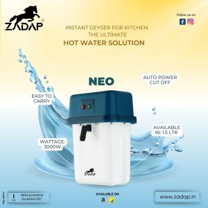 ZADAP Portable 3kW Instant Water Heater