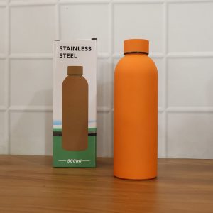 Customize Stainless Steel Double Wall Vacuum-Insulated Drink Water (Orange / 500 ML )