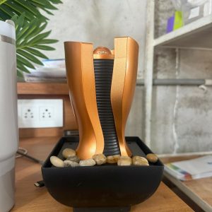 Elegant LED Tabletop Water Fountain with Crystal Ball Design