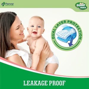 Baby Diaper Pants with 360° Leakproof Protection – Ultra Dry, Fast Absorption, Rash-Free Comfort