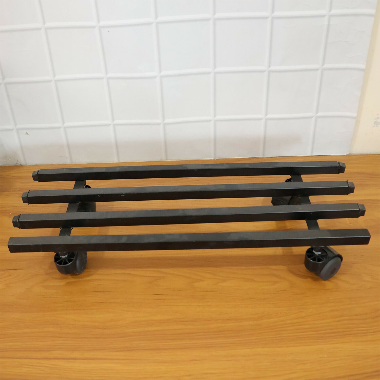 Heavy-Duty Rolling Metal Plant Stand – Mobile Garden Display Trolley - Image 8