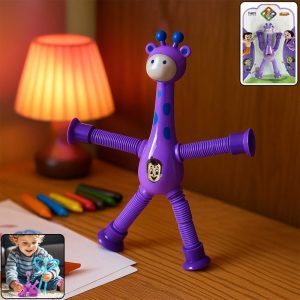 Giraffe Shape Flexible Magic Spring Toy (1 Pc)