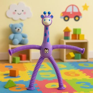 Giraffe Shape Flexible Magic Spring Toy (1 Pc)