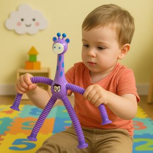 Giraffe Shape Flexible Magic Spring Toy (1 Pc)