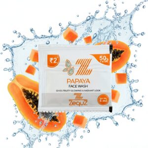 Zequz Papaya Face Wash Sachet (5 ML / 1 Pc)