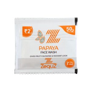 Zequz Papaya Face Wash Sachet (5 ML / 1 Pc)