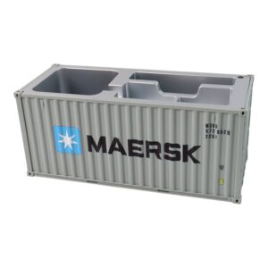 Container-Style Multi-Compartment Desk Organizer (1 Pc)