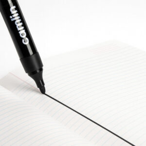 Camlin Permanent Marker Black Bold Long Lasting Refillable Marker Pack of 10